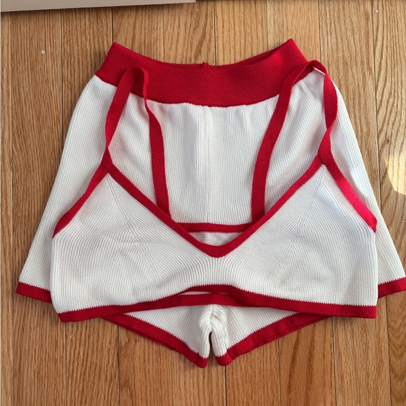 Other - Stylish Red and White Women's Intimate Set